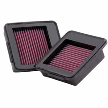 Filtre de remplacement K&N compatible avec Nissan GT-R 3.8L-V6 2009-2012 (2 par boîte) (33-2413)