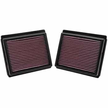 Filtro de repuesto K&N compatible con Infiniti M35 3.5L V6 2009-2010 (2 por caja) (33-2440)