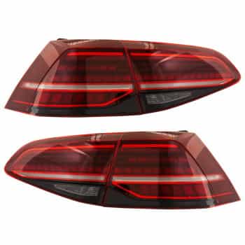 Feux arrière à LED compatibles avec Volkswagen Golf VII Facelift (7.5) 2012- DL VWR25LRSD AutoStyle