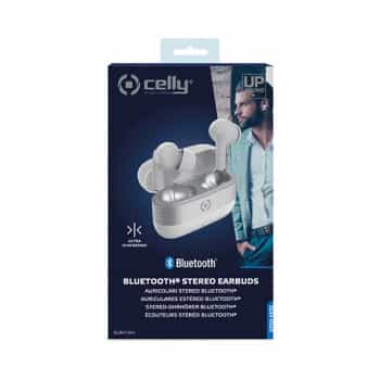 Auriculares Bluetooth Celly Slim1 blancos