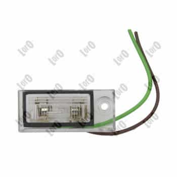 Lámpara de matrícula