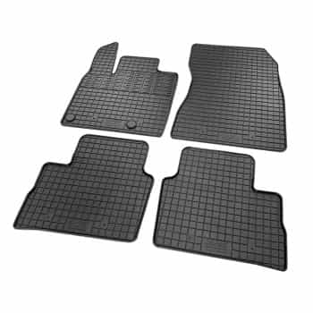 Alfombrillas de goma compatibles con Nissan Qashqai III (J12) 2021- (4 piezas con puntos de fijación)