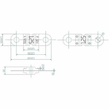 Fusible de tornillo midi