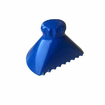 Raspador de hielo redondo 2/3 y embudo