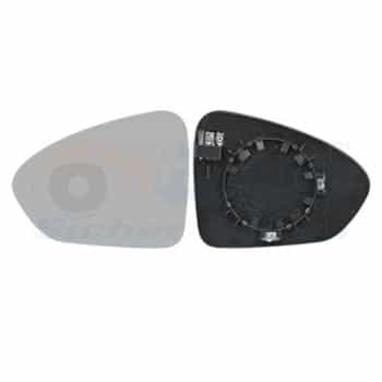 Verre de rétroviseur, rétroviseur extérieur 1717837 Hagus