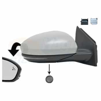 Espejo exterior derecho 4407828 Hagus