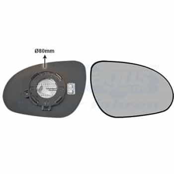 Cristal de espejo, retrovisor exterior 8207836 Hagus