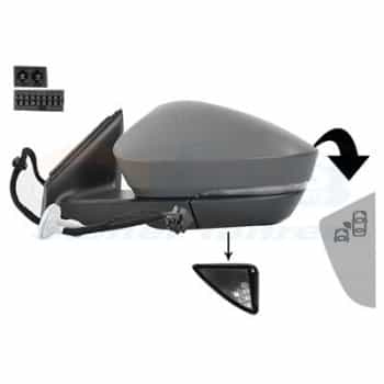 RETROVISOR EXTERIOR CON BOBINA ELÉCTRICA 7644827 Hagus