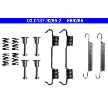 Accesorios, zapata de freno de estacionamiento