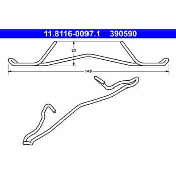 Resorte, pinza de freno