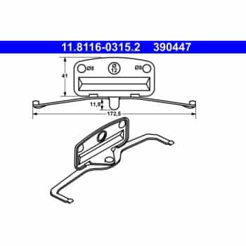 Resorte, pinza de freno