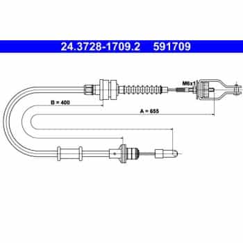 Tirette à câble, commande d'embrayage