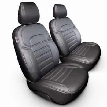 Juego de fundas de asiento de piel sintética New York Design 1+1 aptas para Citroën Jumper/Peugeot Boxer/Fiat