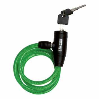 Candado de cable Simson para niños, 8 mm x 90 cm