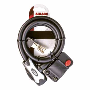 Candado de cable Simson tamaño regular XL, 10 mm x 150 cm