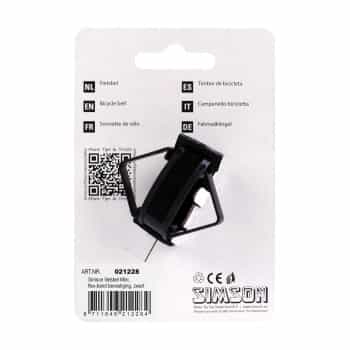 Timbre de bicicleta Simson Mini 32 mm negro