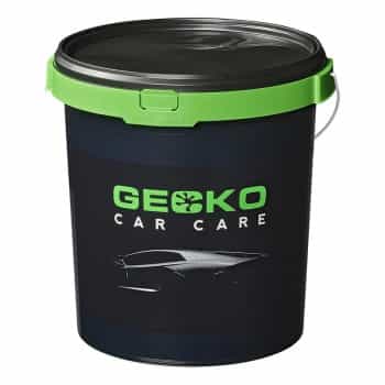 Cubo para lavado de coches Gecko con tapa de 21 l