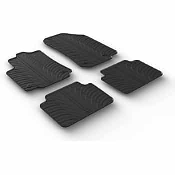 Alfombrillas de goma compatibles con Citroën C3 Aircross 10/2017 (4 piezas)