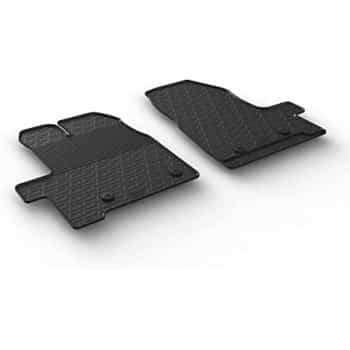 Alfombrillas de goma compatibles con Ford Transit Custom 3/2016-12/2017
