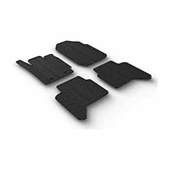 Alfombrillas de goma compatibles con Ford Ranger Doble Cabina 5/2013- (4 piezas)