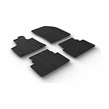 Alfombrillas de goma aptas para Citroën C5 Aircross 12/2018- (T Pro