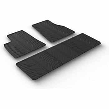 Alfombrillas de goma compatibles con Tesla Model S 2016- (perfil T, 5 piezas)
