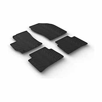 Alfombrillas de goma compatibles con Toyota Corolla Sedan Hybrid 12/2018 (4 piezas)