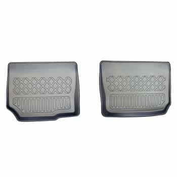 Alfombrillas de goma aptas para 3ª fila de asientos Opel Zafira B 2005-2014