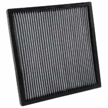 Filtro de aire de cabina K&N compatible con Chevrolet Camaro SS/ZL1 3.6/6.2/7.0 2010-2015 (VF3017)