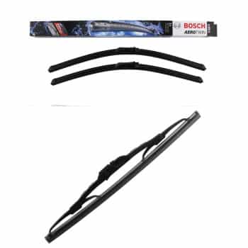 Paquete económico de escobillas limpiaparabrisas Bosch A955S + H382