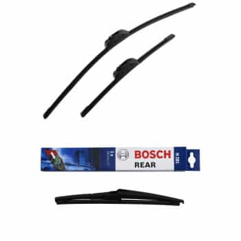 Paquete económico de escobillas limpiaparabrisas Bosch A117S + H801