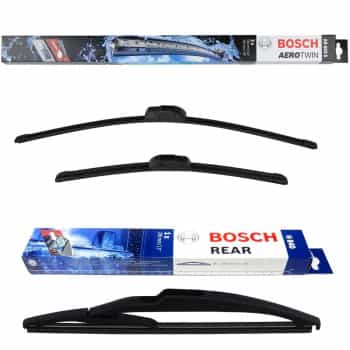 Paquete económico de escobillas limpiaparabrisas Bosch AR604S + H840