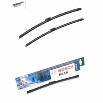 Paquete económico de escobillas limpiaparabrisas Bosch A112S + A250H