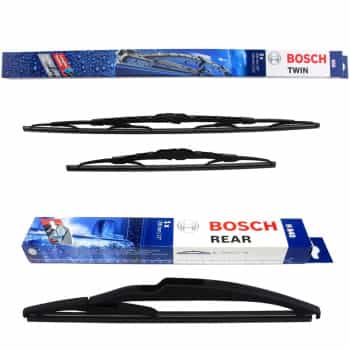 Paquete económico de escobillas limpiaparabrisas Bosch 605 + H840