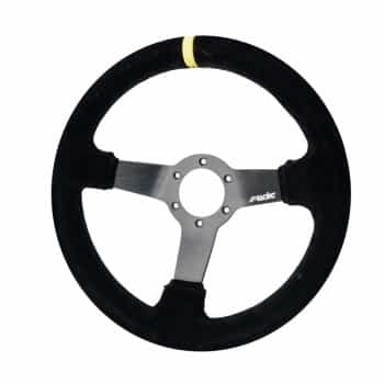 Volante deportivo Simoni Racing Carrera 320 mm - Ante negro (Deep Dish - 47 mm)