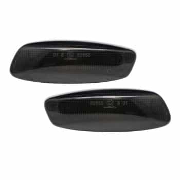 Juego de intermitentes laterales LED compatibles con Peugeot Miscellaneous - Humo - Incluye luz de marcha dinámica