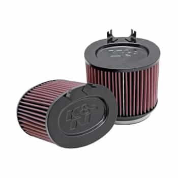 Filtro de repuesto K&N apto para Porsche Carrera 911 3.6/3.8L, 2009-2012 (2 piezas) (E-1999)