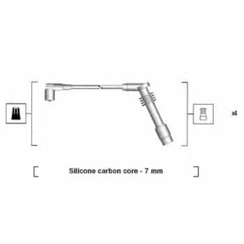 Jeu de fils de bougie 941125360686 Magneti Marelli