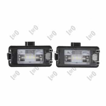 Feu éclaireur de plaque