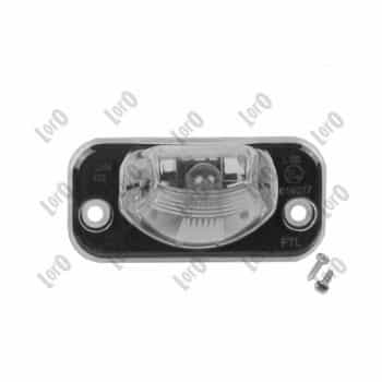 Lámpara de matrícula