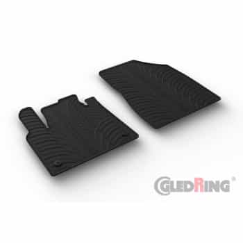 Alfombrillas de goma compatibles con Renault Kangoo Cargo 2021- (perfil T, 2 piezas)