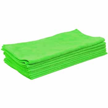Paños de microfibra resistentes, 10 unidades, color verde