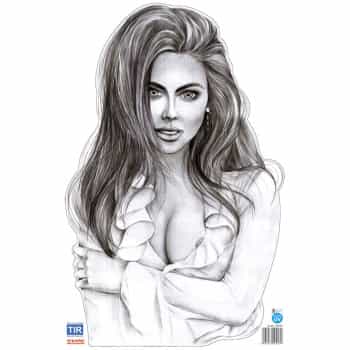 Pegatina para coche con diseño de Alicia en el país de las maravillas (30,4 x 47,6 cm)