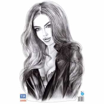 Pegatina para coche con diseño de Sara (30,4 x 47,7 cm)