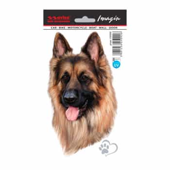 Pegatina de tatuaje para coche de pastor - 11 x 12 cm