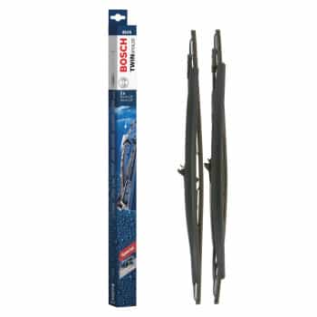 Escobillas limpiaparabrisas dobles Bosch - 814S - Longitud: 625/625 mm - Juego de escobillas limpiaparabrisas delanteras