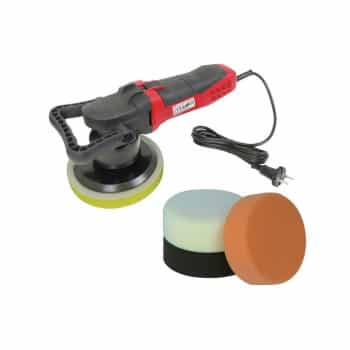 Pulidora excéntrica de doble acción que incluye 4 almohadillas de pulido