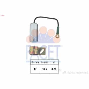 Condensateur, système d'allumage Made in Italy - OE Equivalent