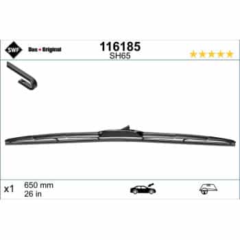 Limpiaparabrisas DAS ORIGINAL HBLADE 116.185 SWF