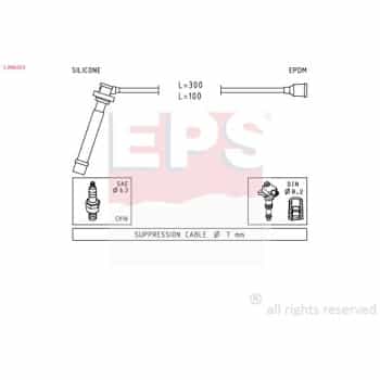 Juego de cables de bujía 1.499.013 EPS Facet